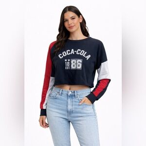 Coca Cole Cropped‎ Sweatshirt